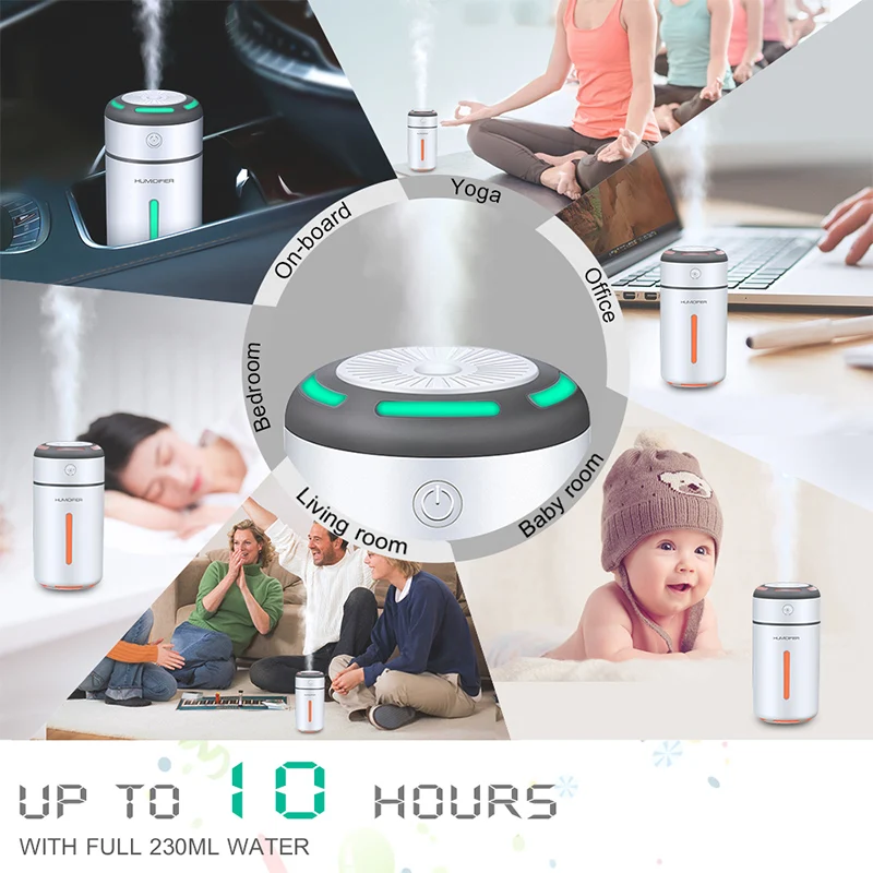 Najtaniej MEIDI 170ml mininawilżacz powietrza dyfuzor lampka aromatyczna elektryczny dyfuzor do zapachów Mist odświeżacz powietrza