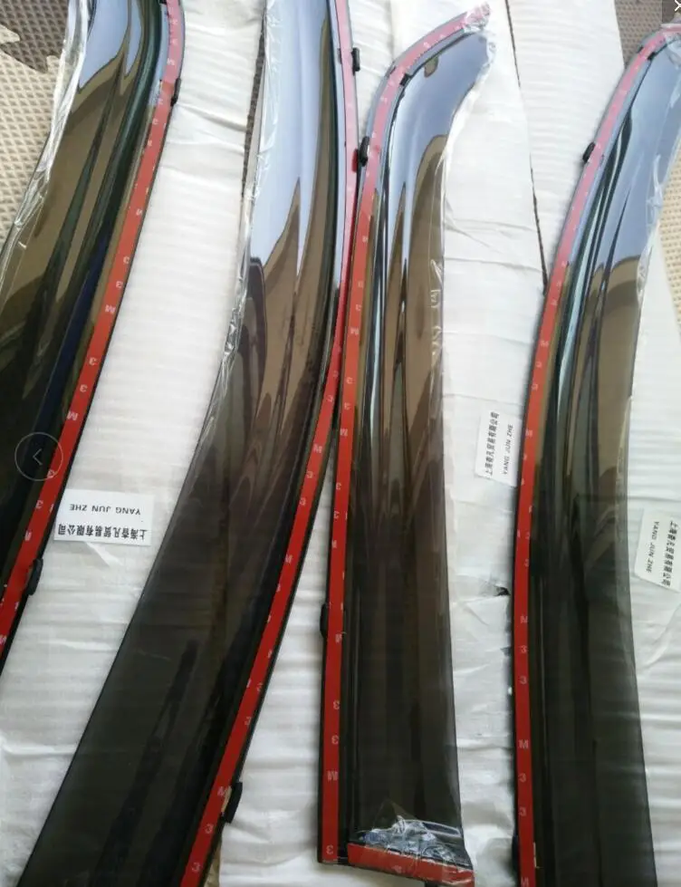 Ford Ecosport 2015 2014 2013 Sun Rain Window Deflectors vent visor Protective Exterior Awning Cover Accessories Trims