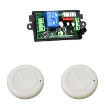 New Arrival AC 110V 220V Relay 1CH Wireless Remote Control Switch Receiver Module and RF 315/433 Mhz Remote Controls