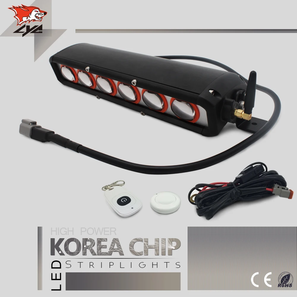 

LYC IP68 Led Light Bar Waterproof Led Light Bar For Car Black Motorcycle Headlight 3000K6000K Flashing 20 Inches Extra Bar