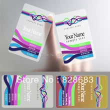 Один столкнулся офсетная печать прозрачный пластик визитная карточка 500 шт