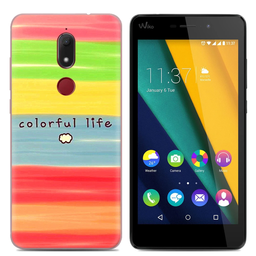 Чехол для телефона Wiko просмотр 5 7 дюймовый стильная футболка с изображением