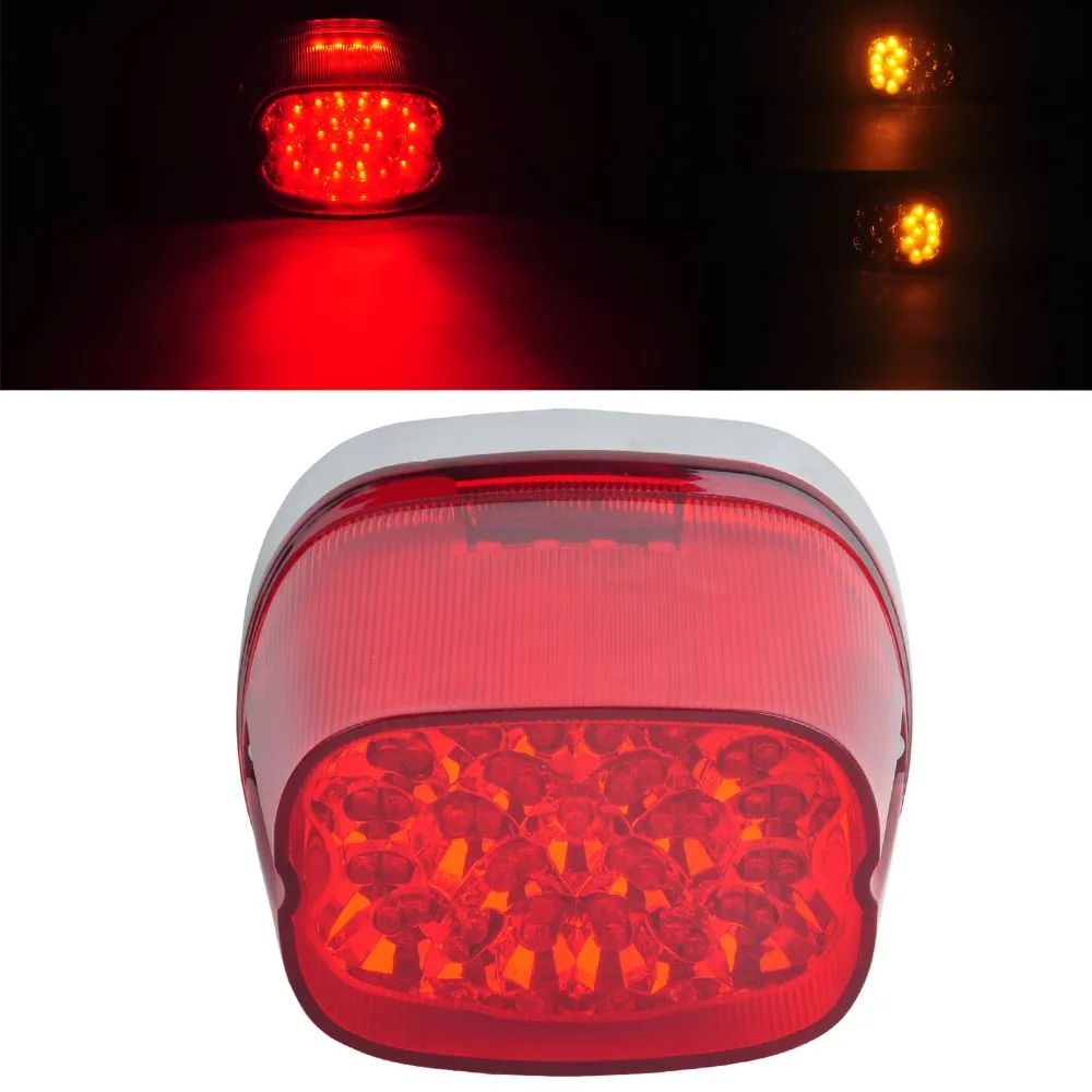 NEW Red Lens LED Tail Signal Light Lamp Harley Softail 96 08 Sportster