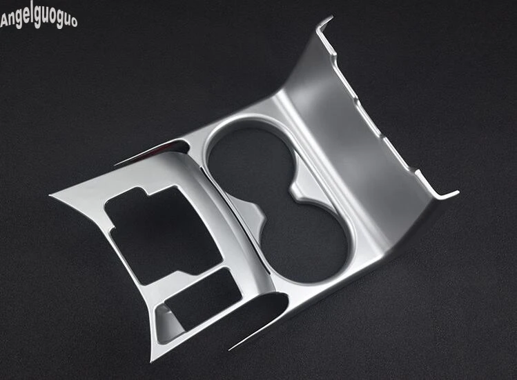 АБС-пластик хром/углеродного волокна стиль для Mazda CX-5 CX5-19 для леворульных автомобилей автомобиля Шестерни коробка переключения Панель отделочные полоски, подстаканник защиты Стикеры