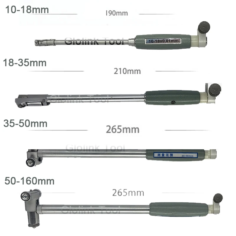 50-160 мм внутренний диаметр измерительный стержень+ зонд(без индикатора) аксессуары внутренний 10-18 мм 18-35 мм 35-50 мм Диаметр измерительный инструмент