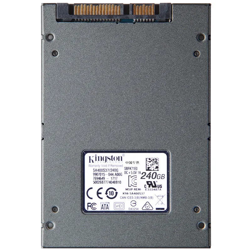 Kingston A400 SSD 120 ГБ 240 ГБ 480 ГБ SATA 3 2," Внутренний твердотельный накопитель для ноутбука ПК с адаптером Sata USB и HDD корпус