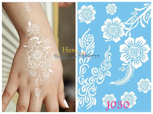 large henna tattoo stickers body art flash metallic henna tattoos large henna tattoo stickers body art flash metallic henna tattoos