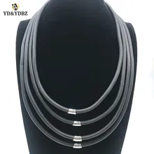 YD& YDBZ новое ожерелье с подвеской s для женщин 4 чианов колье ручной работы резиновое ожерелье Harajuku готическое ювелирное изделие поддержка
