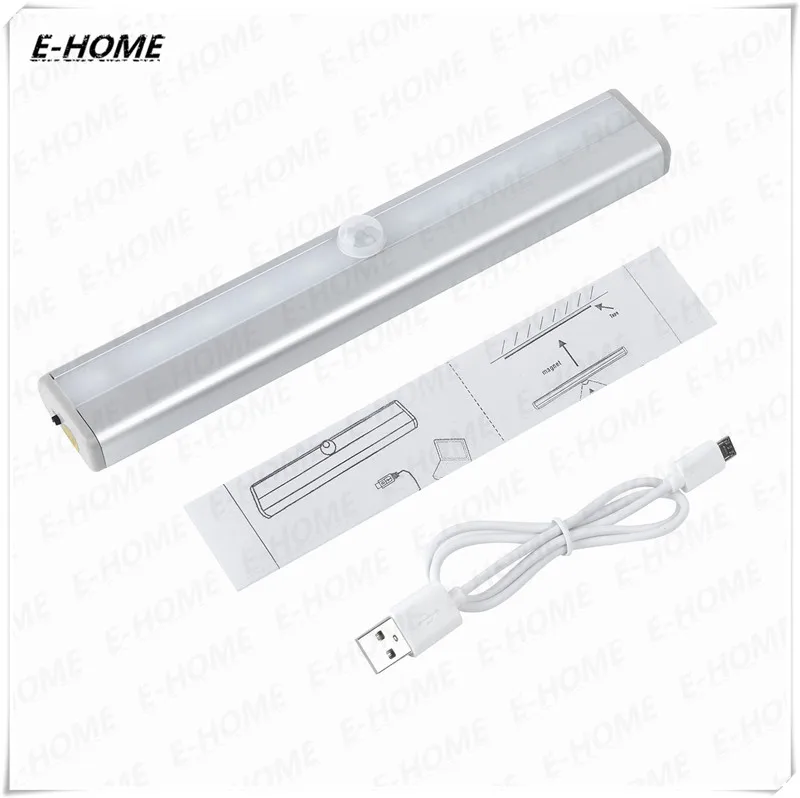 

Best Price usb Wireless PIR Motion Wardrobe Drawe Portable 10LED Human Body IR Infrared Sensor Cabinet LED Nig