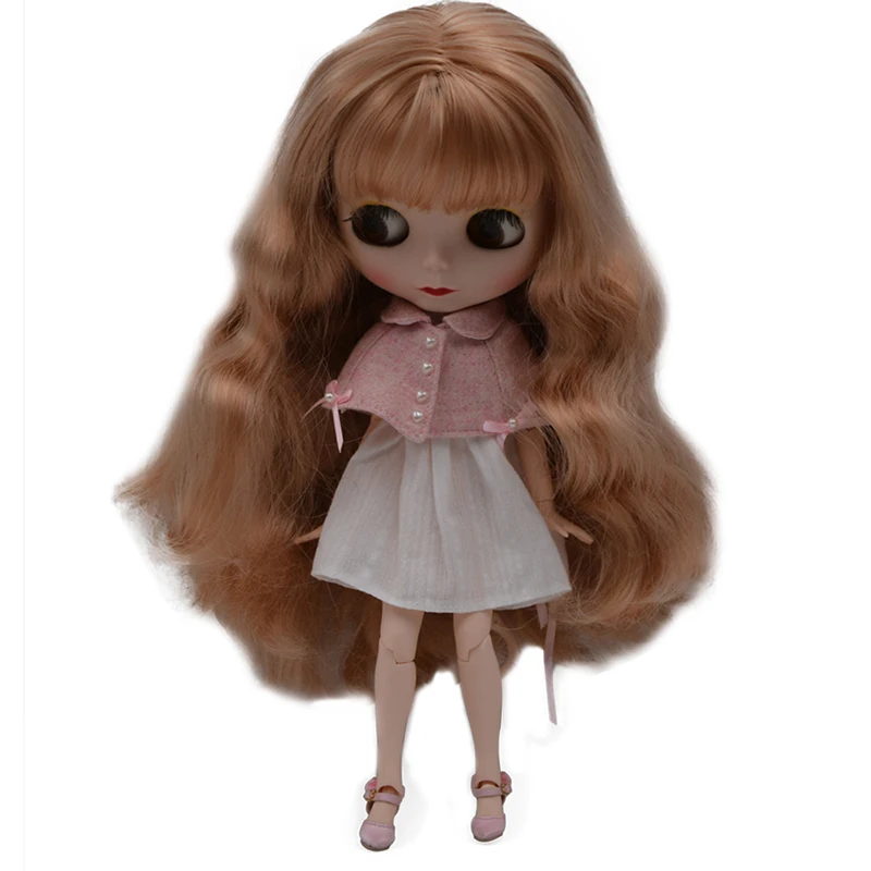 

Blyth Doll BJD, Neo Blyth Doll Nude Customized Frosted Face Dolls Can Changed Makeup and Dress DIY, 1/6 Ball Jointed Dolls SO33