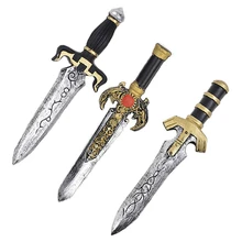 Оружие, доспехи, кинжалы, косплей для лотоса, РУНИЧЕСКАЯ змея и Пилообразная инкрустированная рубиновым кинжалом смерти, супергерой, вечерние костюмы Хеллоуин для взрослых