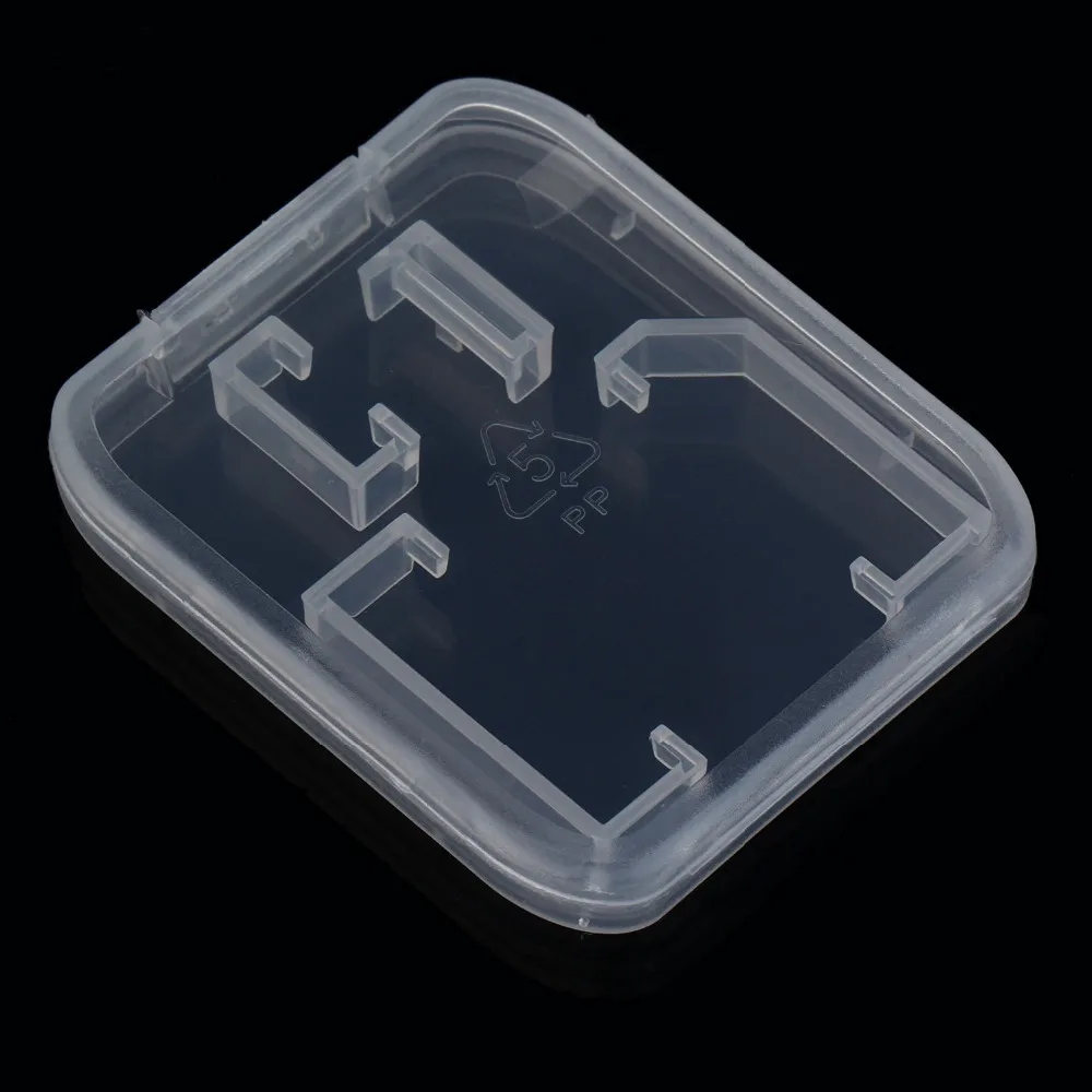 Pack of 10 Clear Plastic Memory Card Case Holder for SanDisk/Kingston