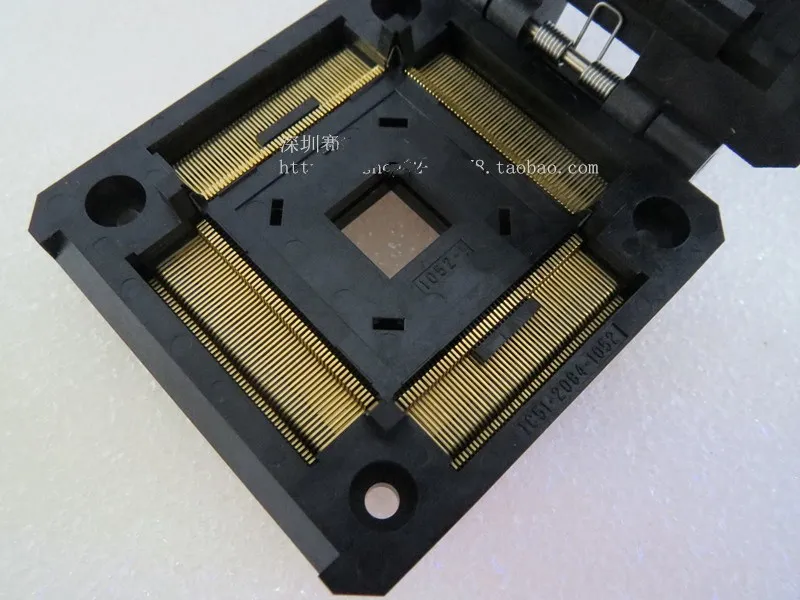 IC51-2084-1052-1 QFP208 тестовая плата для интегральных схем сиденье Тесты гнездо Тесты скамья burn-в гнездо адаптера Программирование сиденье