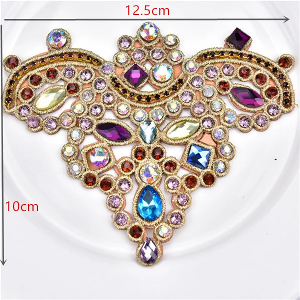 2pcs/Lot mix Crystal Rhinestone Applique Flatback Sew On Claw Rhinestone pearl For Wedding Dress Decoration Belt Shoes Clothing - Цвет: 02