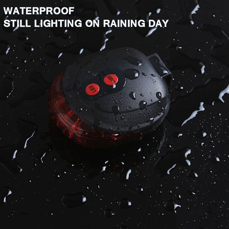 Perfect Cycling Bicycle Tail Rear Light Bike Light Bike Warning Lamp LED 2 Laser 7 Mode Beam Bike Night Ride Warning Light Cycling light 3 Perfect Cycling Bicycle Tail Rear Light Bike Light Bike Warning Lamp LED 2 Laser 7 Mode Beam Bike Night Ride Warning Light Cycling light 3