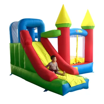 Inflatable Bouncy Castle Inflatable Jump Castle for Kids with Blower 3.5x3x2.7M Bounce House with Slide Funny Kids Trampoline outdoor games pvc inflatable bouncy castles for children with blower