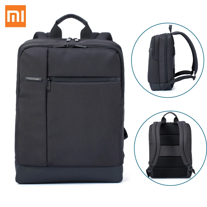 Новый классический деловой рюкзак Xiaomi Mi 17 л вместительная Студенческая сумка для