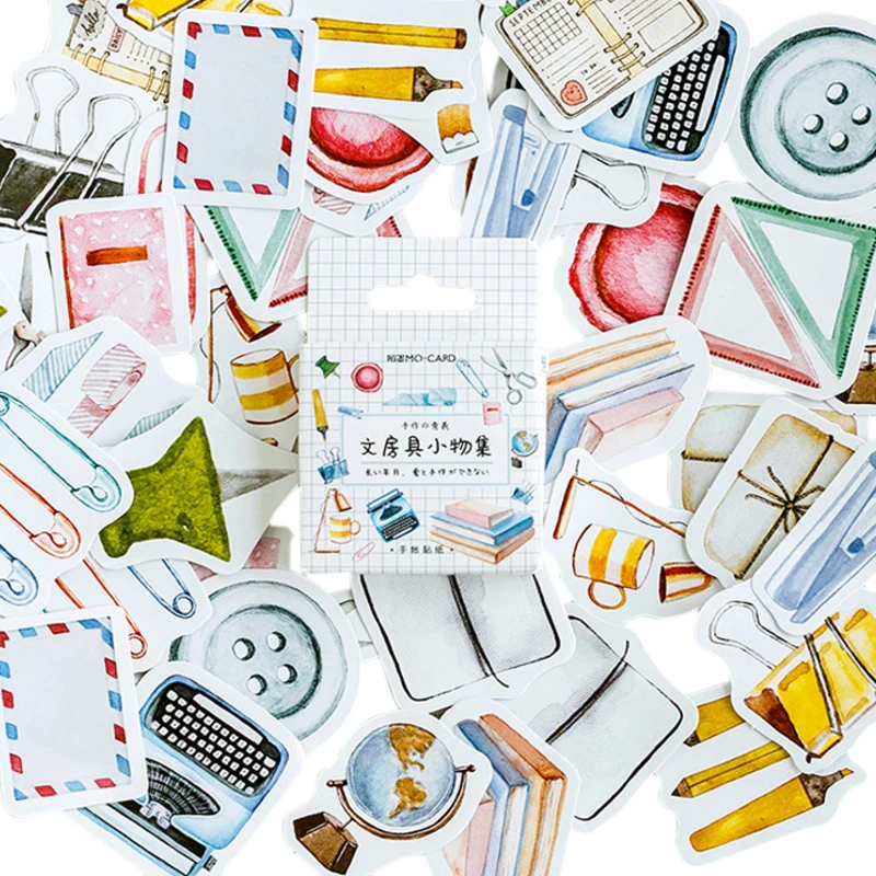 Adesivos para Crianças por Atacado Pacotes Lote Kawaii Vida Diária Papel Decorativo Adesivo Scrapbooking 20 - 2 High Quality Material escolar e de escritório