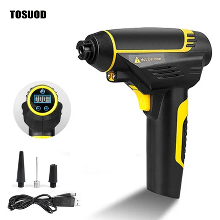 

TOSUOD Intelligent digital display air pump handheld USB charging car car electric car bicycle electric pump home