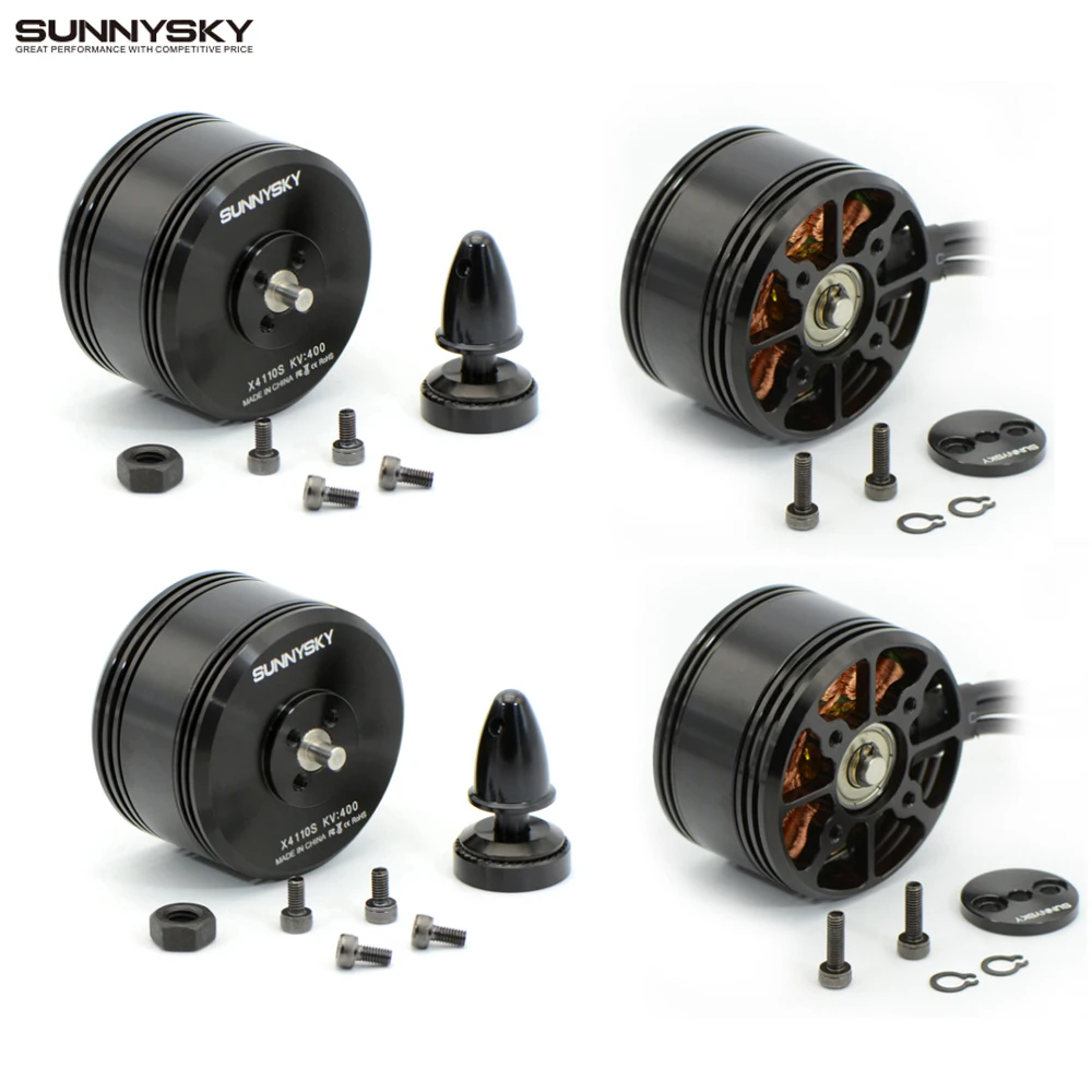 4 шт./лот SUNNYSKY X4110S 340KV 400KV бесщеточный дисковый двигатель для многовинтового