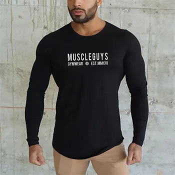 

3D Printed T-shirt Compression Tights Men Fitness Running Shirt Breathable Long Sleeve Sports Rashgard Gym Cycling Clothing