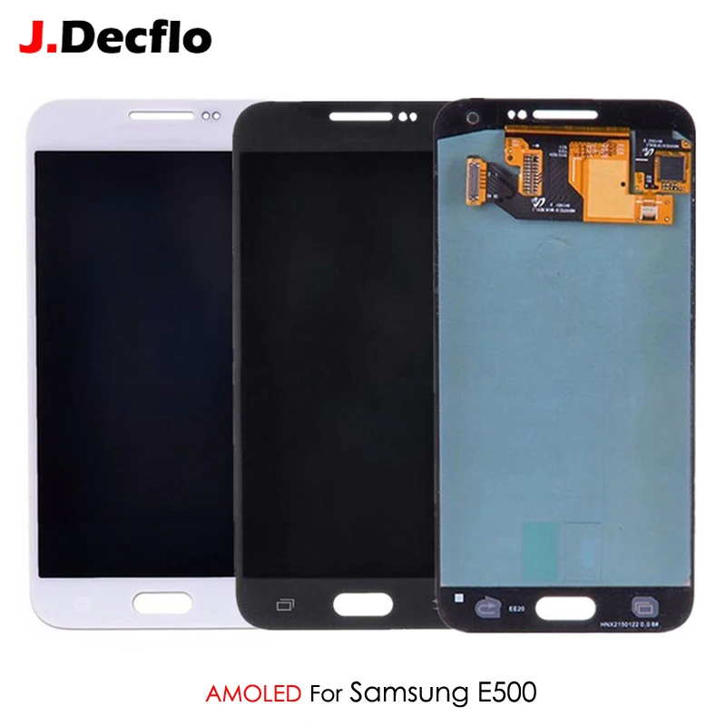 

OLED For SAMSUNG E5 E500 E500F E500H LCD Display Touch Screen Digitizer Assembly Replacement Parts 5.0''