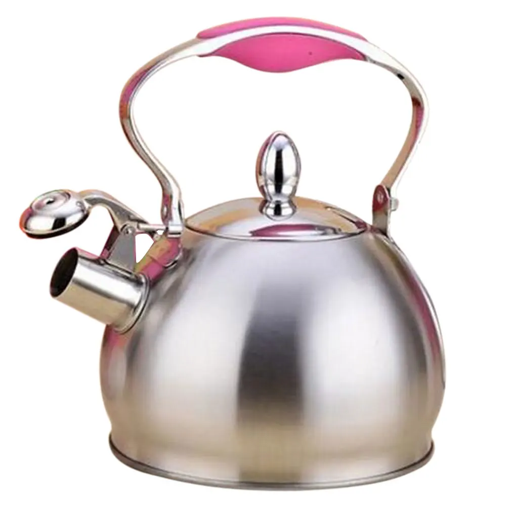 Tea Kettle Whistling Tea Kettle Teapot Design, Quick Boiling, Rust Resistant, Stainless Steel Whistle Stove Top Pot, 2.5L