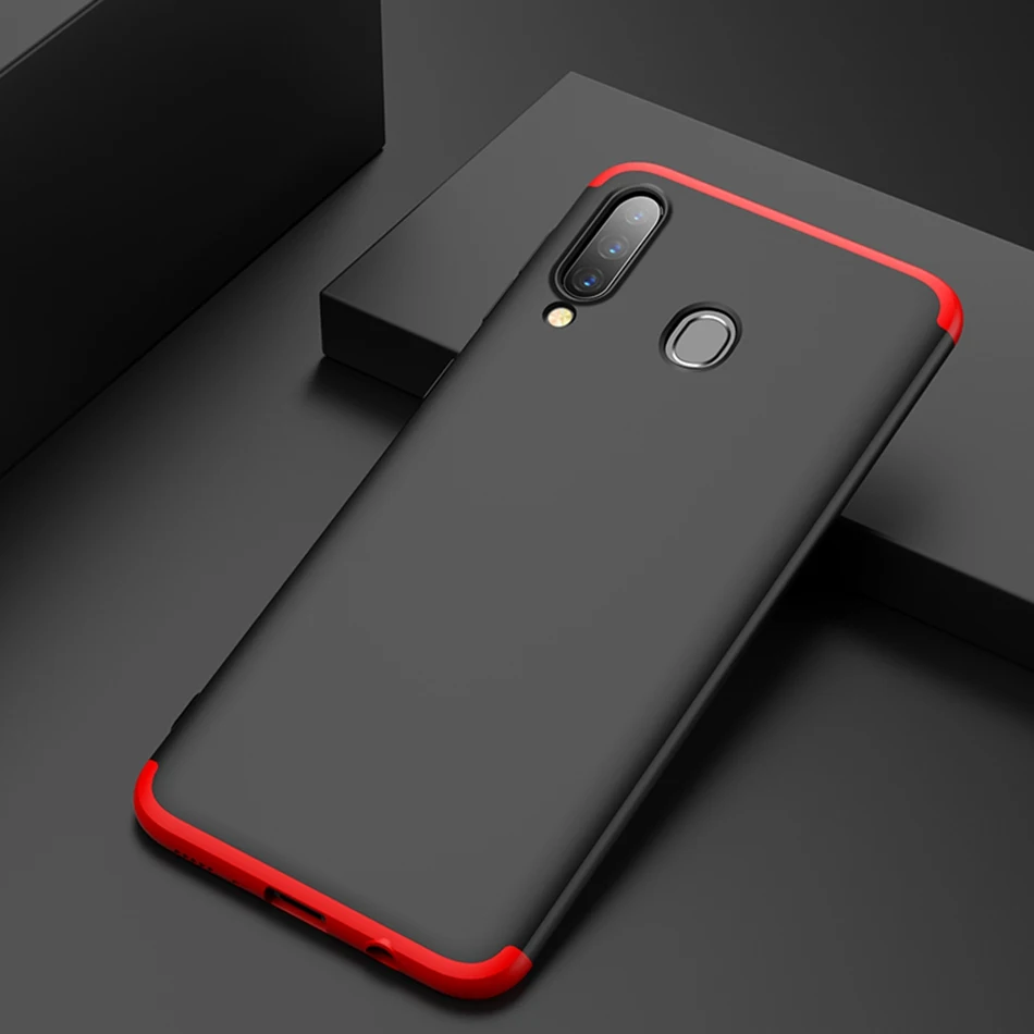 For Samsung A50 Case Fashion 360 Full Body Protect Hybrid Plastic Cover For Samsung Galaxy A10 A20 A30 A40 A50 Hard PC Coque
