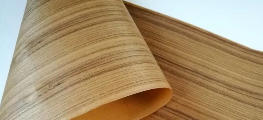 2PCS/LOT  L:2.5Meters   Wide:60CM  Thickness:0.25mm  Home Decor Furniture   Kraft Paper  Thailand Teak Wood Veneer