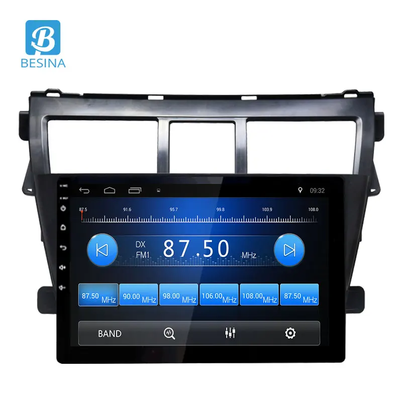 Besina 9 дюймов Android 8 0 автомобильный радиоприемник для TOYOTA vios 2009 20102011 2013
