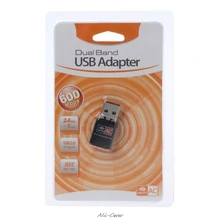 USB Wifi адаптер 600 Мбит/с беспроводная сетевая карта Ethernet Antena Wifi приемник USB LAN AC двухдиапазонный 2,4G 5 ГГц с cd-драйверами