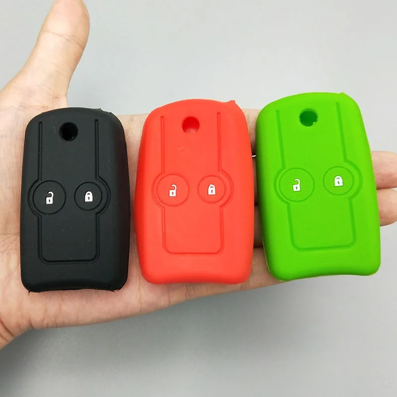 

silicone key fob cover case holder shell for Honda Accord CRV 2014 Odyssey Jazz Civic City Freed remote flip folding 2 buttons