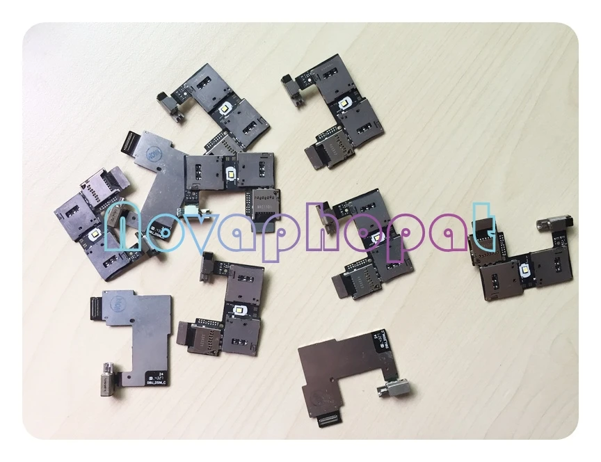 Novaphopat 10 шт./лот для Motorola G2 XT1068 XT1069 SIM SD карта держатель лоток считыватель гибкий