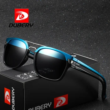 

DUBERY Vintage Sunglasses Polarized Men's Sun Glasses For Men Square Shades Driving Black Retro Oculos Male 9 Colors Model 1948