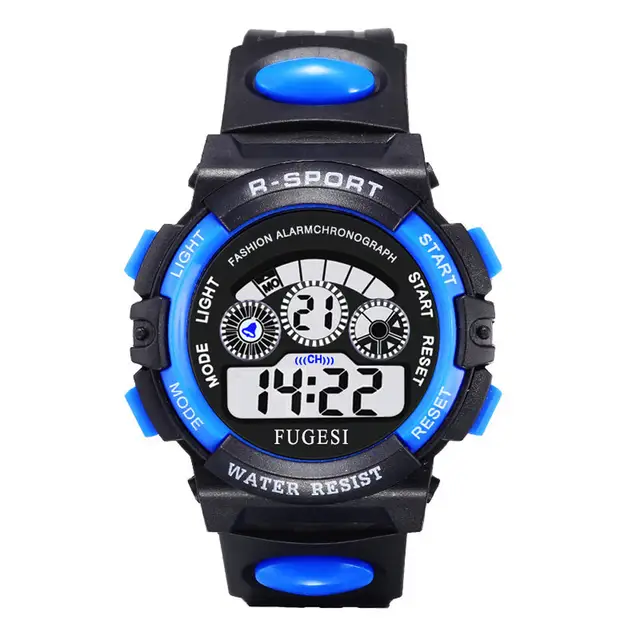 boys waterproof digital watch