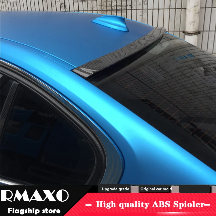 

For BMW F30 F35 Roof Spoiler 2015-2018 320li 325li F30 F35 High Quality Carbon Fiber Car Rear Wing Primer Color Rear Spoiler