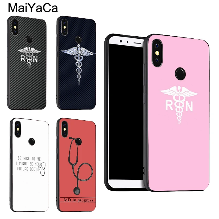 

MaiYaCa Registered Nurse Medical Symbol Case For Xiaomi Redmi 6 6A S2 4X 5Plus Note 7 5 Pro 5A Mi 6 9 8 SE 6X A2 MAX 2 3 K20