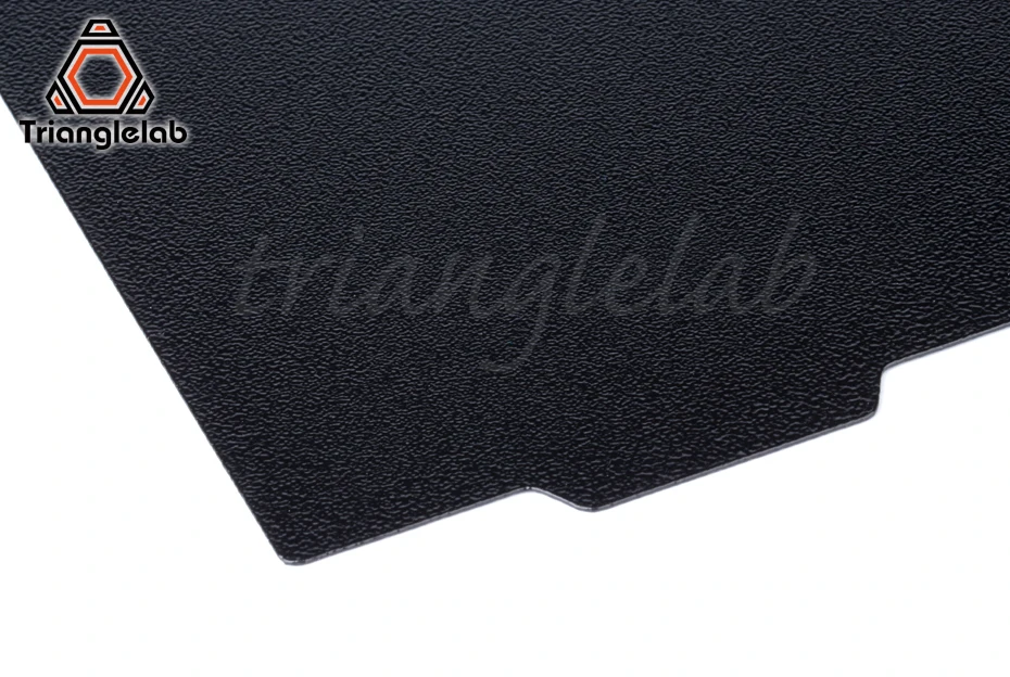 Trianglelab 310X310 CR10 двухсторонний текстурированный PEI пружинный стальной лист с порошковым покрытием PEI Монтажная пластина для CR-10