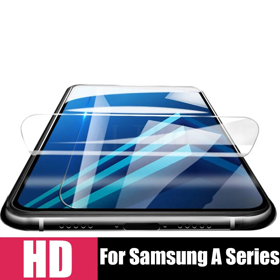 

3D Front Full Cover Screen Protector Silicone Clear Soft TPU Hydrogel Sticker Film For Samsung Galaxy Note 9 8 S10 S9 S8 Plus