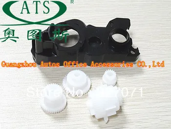 

10 set flag reset lever gear with cover plate end cap compatible for Brother DCP7055 DCP7360 DCP7057 Laser printer spare parts