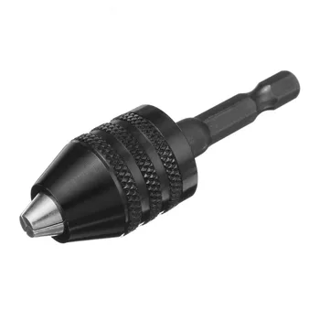 

0.3-3.6/0.3-6.5/0.6-8mm Keyless Drill Chuck 1/4 Inch Hex Shank Quick Change Adapter Converter