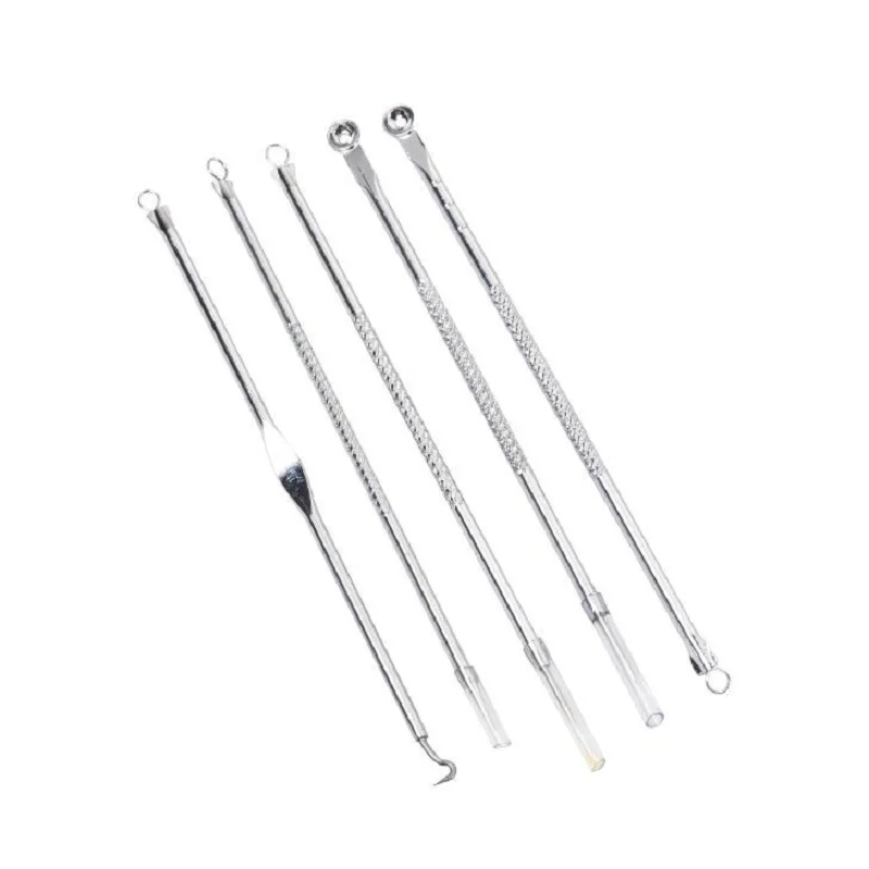 Blackhead Remover Blemish Comedone Acne Extractor Tool Set Removal Needle wh | Красота и здоровье