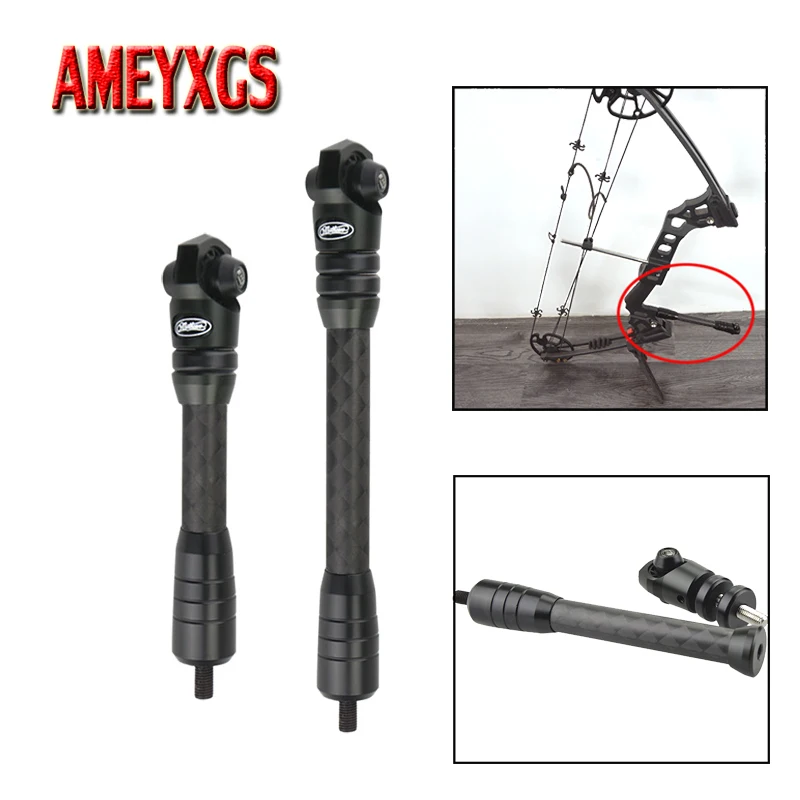 

1pc Archery Compound Bow Stabilizer 6/8 inch Balance Rod Bow And Arrow Shooting Shock Absorber Damping For Hunting Acessories