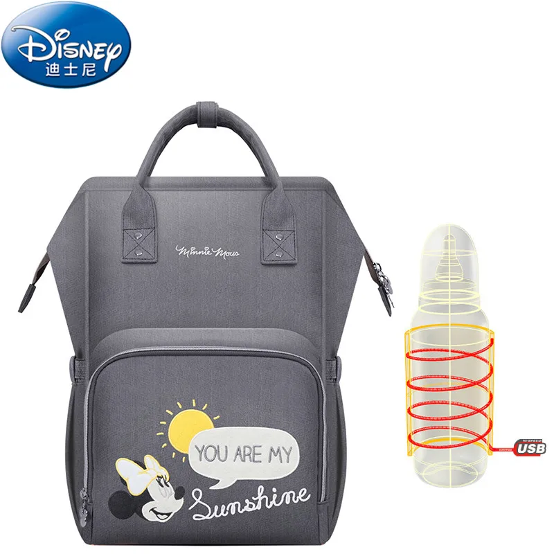 

Disney 2018 Thermal Insulation Bag High-capacity Baby Feeding Bottle Bags Backpack Baby Care Diaper Bags Oxford Insulation Bags