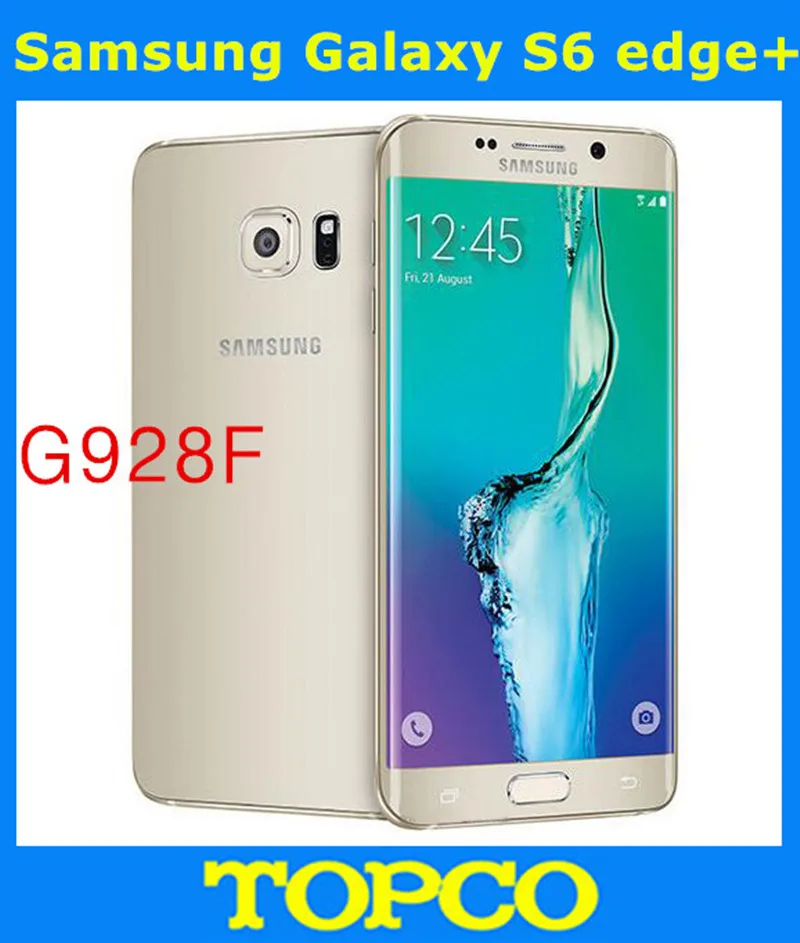 Мобильный телефон Samsung Galaxy S6 edge + оригинальный разблокированный 4G GSM plus G928F Android