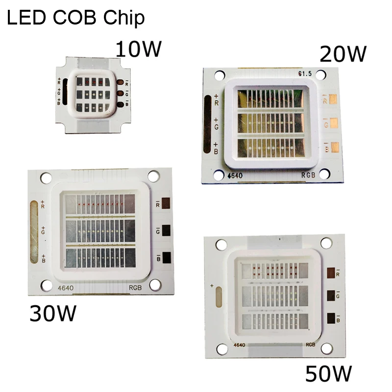 Светодиодный диодное крепление RGB DIY COB шарик высокой мощности прожектор лампа