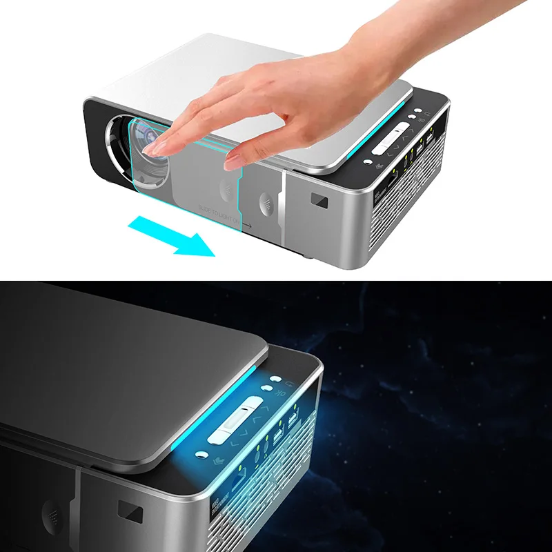 LED HD العارض HDMI USB 1080 P بلوتوث WIFI متعاطي المخدرات جهاز عرض مسرحي منزلي TLR متجر