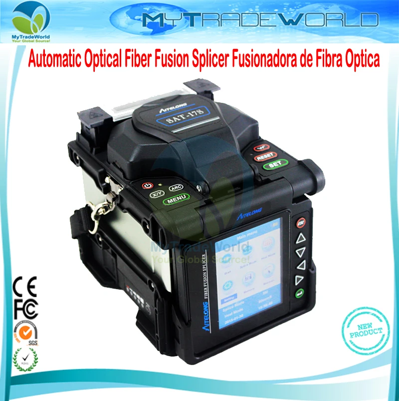 

Automatic FTTH Fiber Optic Splicing Machine SAT-17S Optical Fiber Welder Fusion Splicer Kit