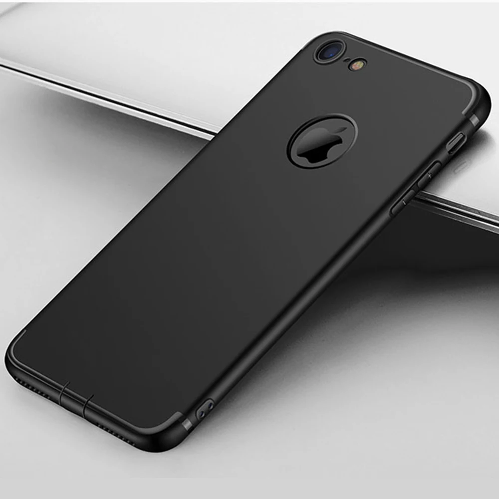 For iPhone 5 5S 5SE Case Ultra Slim Soft TPU Matte Black cover Coque SE Protective Phone Cases |