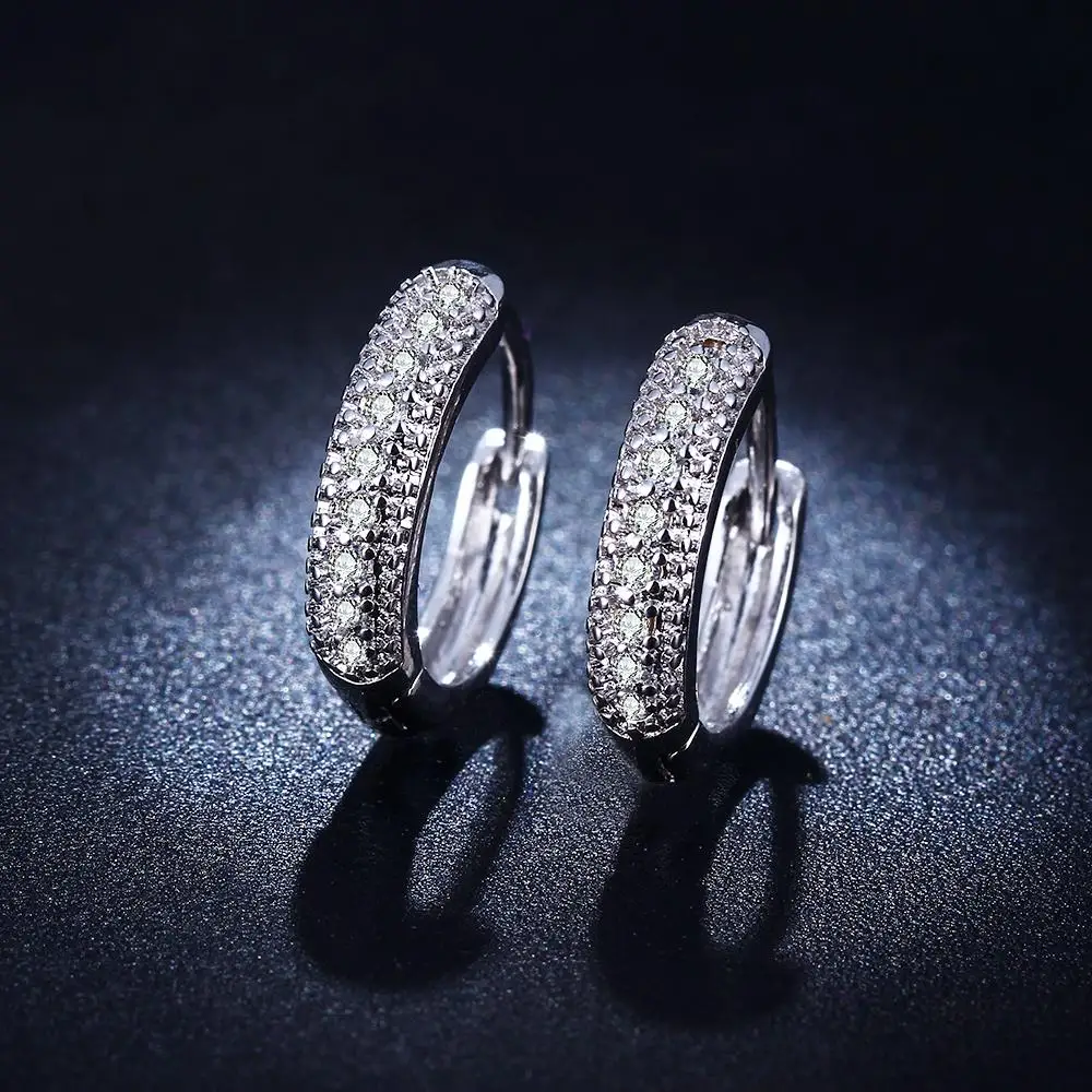 

Newest Style Micro Paved AAA Zircon Earrings For Women's Birthday Gift Luxury Woman Earrings